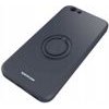 Spacecase Silicone Ring iPhone 7/8/SE black - (5905719013691)