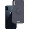 Spacecase Silicone Ring iPhone X/Xs black - (5905719013738)