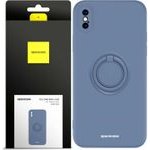 Spacecase Silicone Ring iPhone X/Xs blue - (5905719013745)