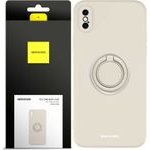 Spacecase Silicone Ring iPhone X/Xs bone - (5905719013752)