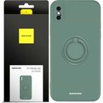 Spacecase Silicone Ring iPhone X/Xs dark green - (5905719013769)