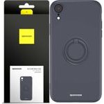 Spacecase Silicone Ring iPhone Xr black - (5905719013776)