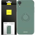 Spacecase Silicone Ring iPhone Xr dark green - (5905719013806)