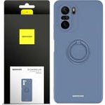 Spacecase Silicone Ring Poco F3 / Mi 11i blue - (5905719014902)