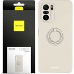 Spacecase Silicone Ring Poco F3 / Mi 11i bone - (5905719014919)