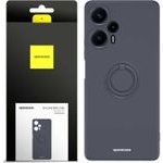 Spacecase Silicone Ring Poco F5 black - (5905719038694)