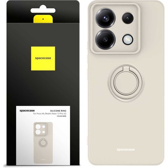 Spacecase Silicone Ring Poco X6 / RM Note 13 Pro 5G bone - (5905719108052)
