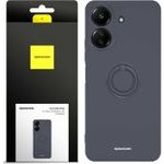 Spacecase Silicone Ring Redmi 13C 4G / Poco C65 black - (5905719107444)