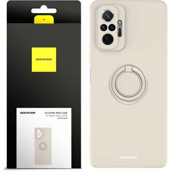 Spacecase Silicone Ring Redmi Note 10 Pro bone - (5905719014674)