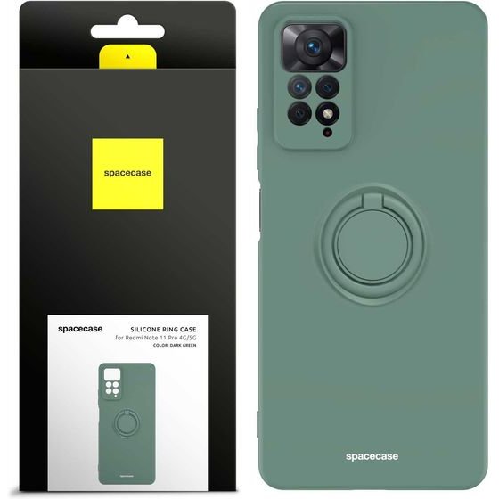 Spacecase Silicone Ring Redmi Note 11 Pro 4G/5G green - (5905719015169)