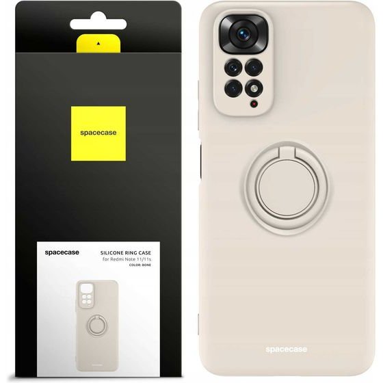 Spacecase Silicone Ring Redmi Note 11/11s bone - (5905719015114)