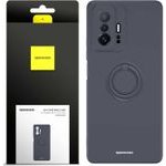 Spacecase Silicone Ring Xiaomi Mi 11T/11T Pro black - (5905719014735)