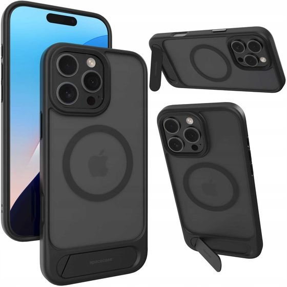Spacecase Stand Pro Mag iPhone 16 Pro Max black - (5905719112363)