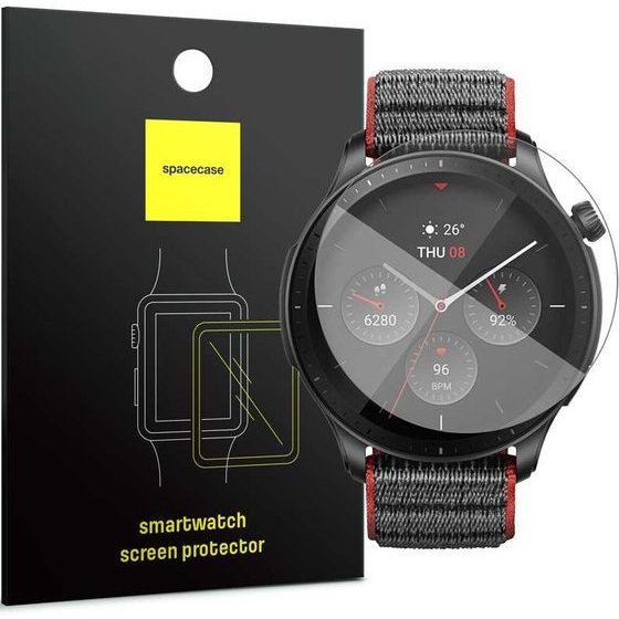 Spacecase SW Glass 2.5D Amazfit GTR 4 46mm - (5905719015305)