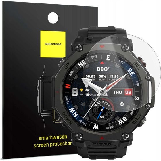 Spacecase SW Glass 2.5D Amazfit T-Rex 3 Pro - (5905719132903)