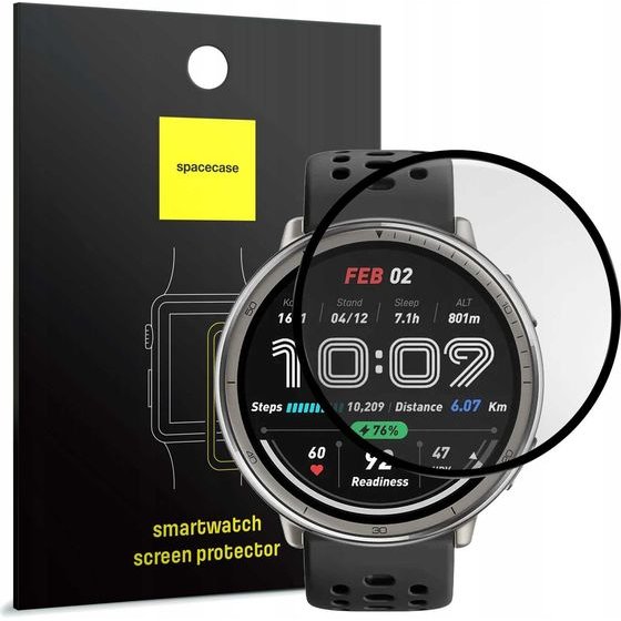 Spacecase SW Hybrid Glass Amazfit Active 2 - (5905719119584)
