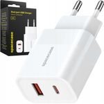 Spacecase USB Charger 20W SC002W white - (5905719105150)