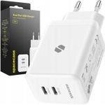 Spacecase USB Charger 45W GaN SC007W white - (5905719109240)
