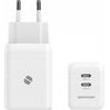 Spacecase USB Charger 45W GaN SC007W white - (5905719109240)