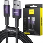 Spacecase USB-C Cable 1M 3A purple - (5905719072520)