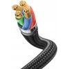 Spacecase USB-C Cable 2M 2.4A black - (5905719107666)