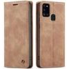 Spacecase Wallet Galaxy A21s light brown - (5903943207558)