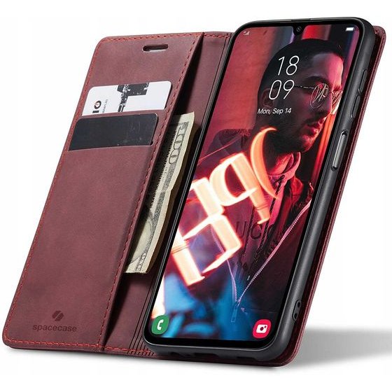 Spacecase Wallet Galaxy A24 red - (5905719012939)