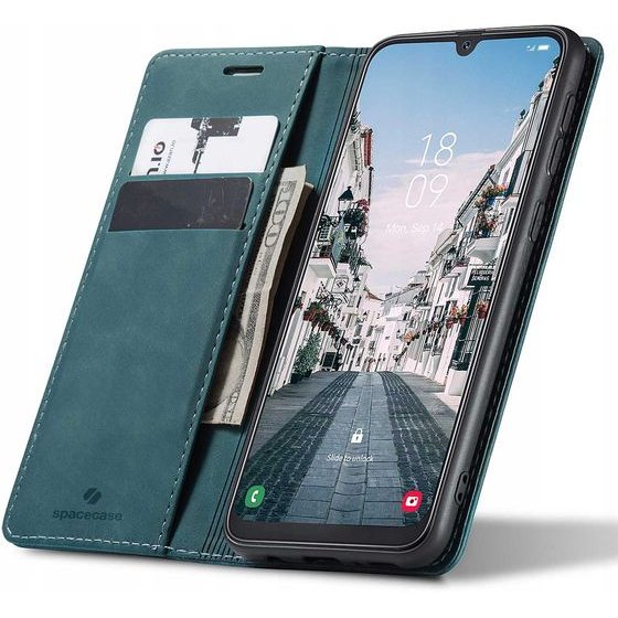 Spacecase Wallet Galaxy A50 blue - (5903943201075)