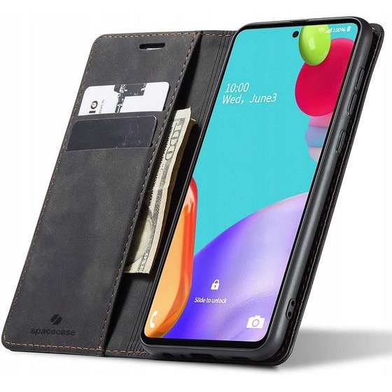 Spacecase Wallet Galaxy A52 5G black - (5903943229802)