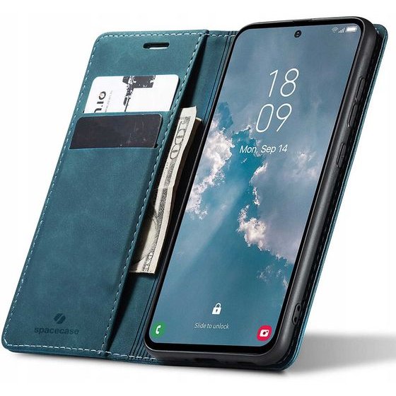 Spacecase Wallet Galaxy A54 5G blue - (5905123475597)