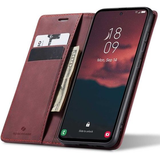 Spacecase Wallet Galaxy A54 5G red - (5905123475603)