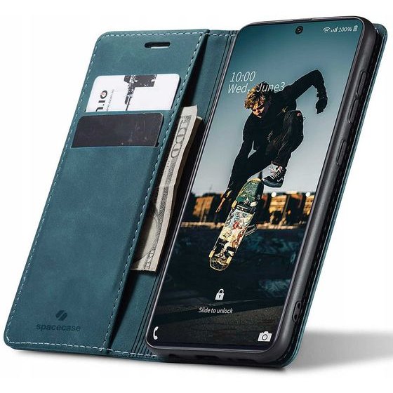 Spacecase Wallet Galaxy A71 blue - (5903943200474)