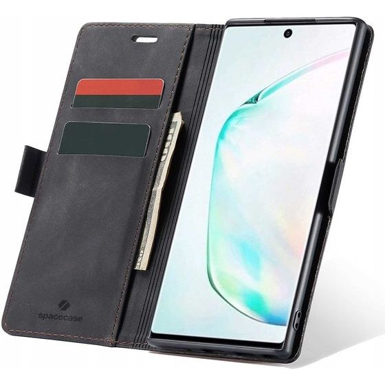 Spacecase Wallet Galaxy Note 10+ black - (5903943200160)