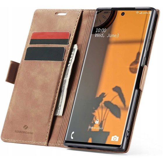 Spacecase Wallet Galaxy Note 20 Ultra light brown - (5903943207664)