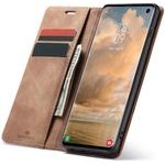 Spacecase Wallet Galaxy S10 light brown - (5903943200252)