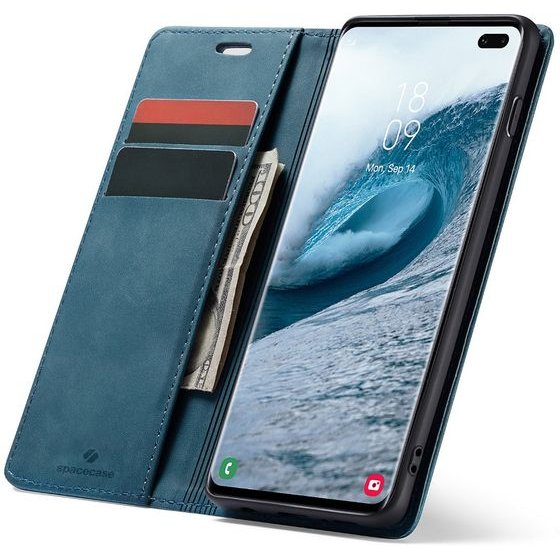 Spacecase Wallet Galaxy S10+ blue - (5903943200238)