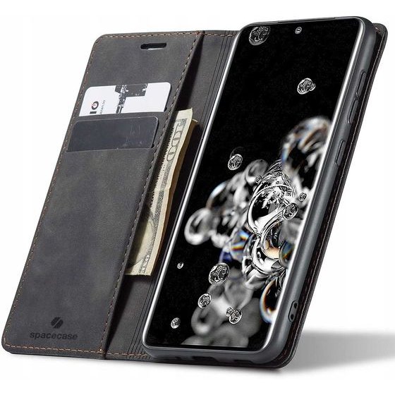 Spacecase Wallet Galaxy S20 Ultra black - (5903943200085)