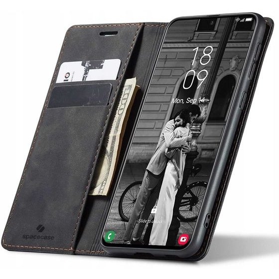 Spacecase Wallet Galaxy S21 black - (5903943228645)