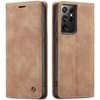Spacecase Wallet Galaxy S21 Ultra light brown - (5903943228737)