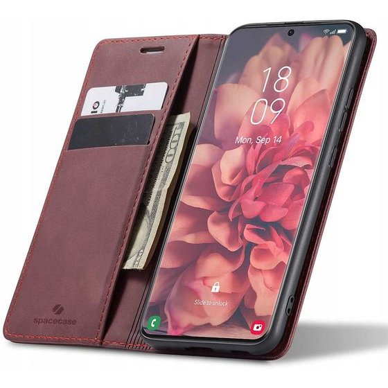 Spacecase Wallet Galaxy S21 Ultra red - (5903943228751)