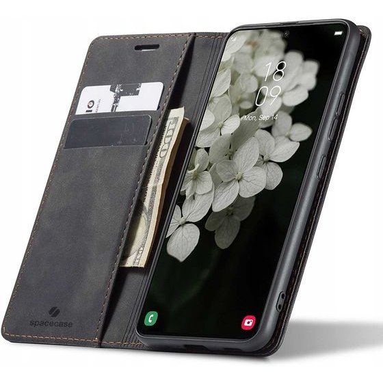 Spacecase Wallet Galaxy S22+ black - (5903943274482)