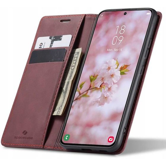 Spacecase Wallet Galaxy S22+ red - (5903943274505)