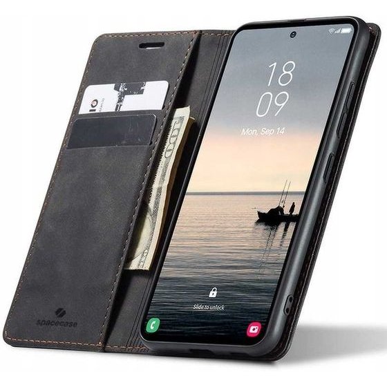 Spacecase Wallet Galaxy S23 FE black - (5905719105730)