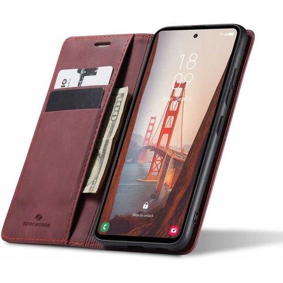 Spacecase Wallet Galaxy S23 FE red - (5905719107383)