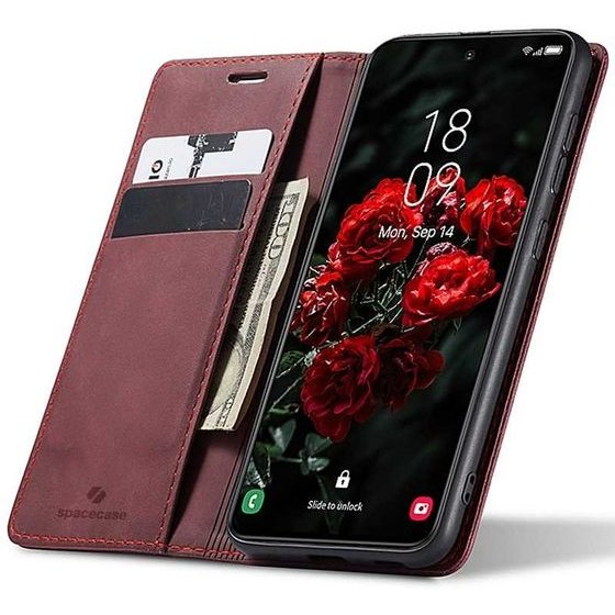 Spacecase Wallet Galaxy S24 red - (5905719106393)