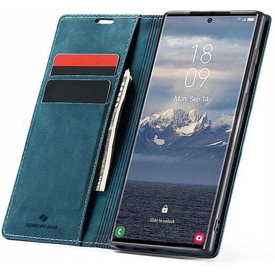 Spacecase Wallet Galaxy S24 Ultra blue - (5905719106454)