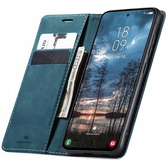 Spacecase Wallet Galaxy S25 Edge blue - (5905719118525)