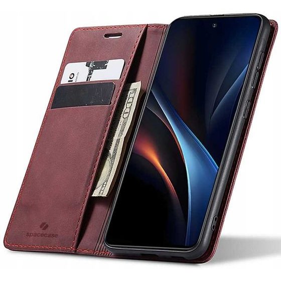 Spacecase Wallet Galaxy S25+ red - (5905719114671)