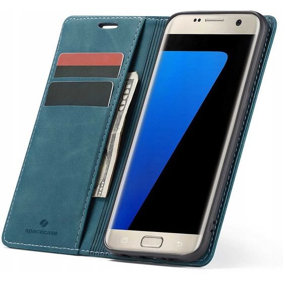 Spacecase Wallet Galaxy S7 Edge blue - (5903943225118)