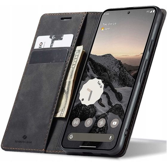 Spacecase Wallet Google Pixel 9A black - (5905719117368)